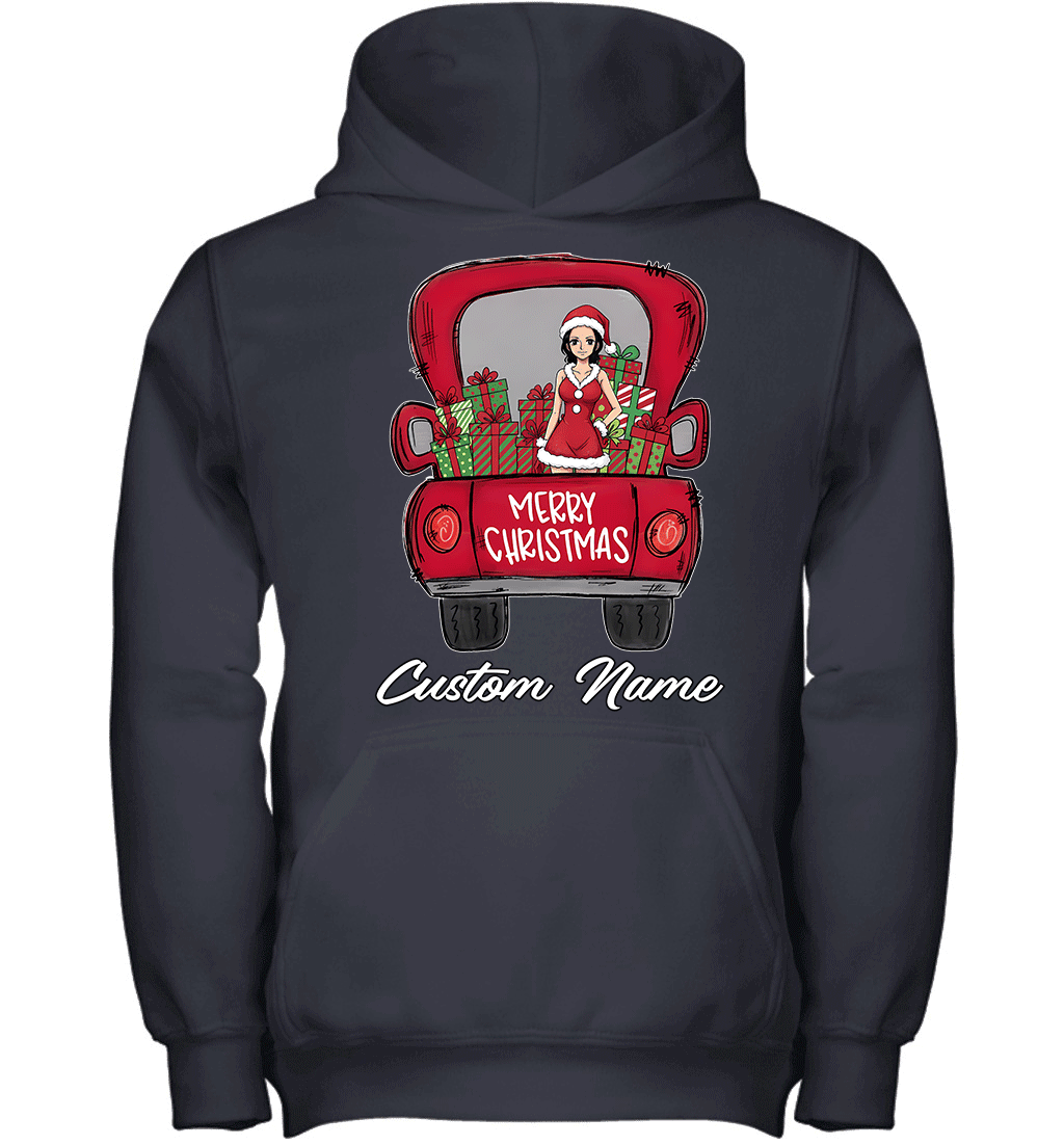 One Piece Nico Robin Merry Christmas Personalized Graphic T-shirt