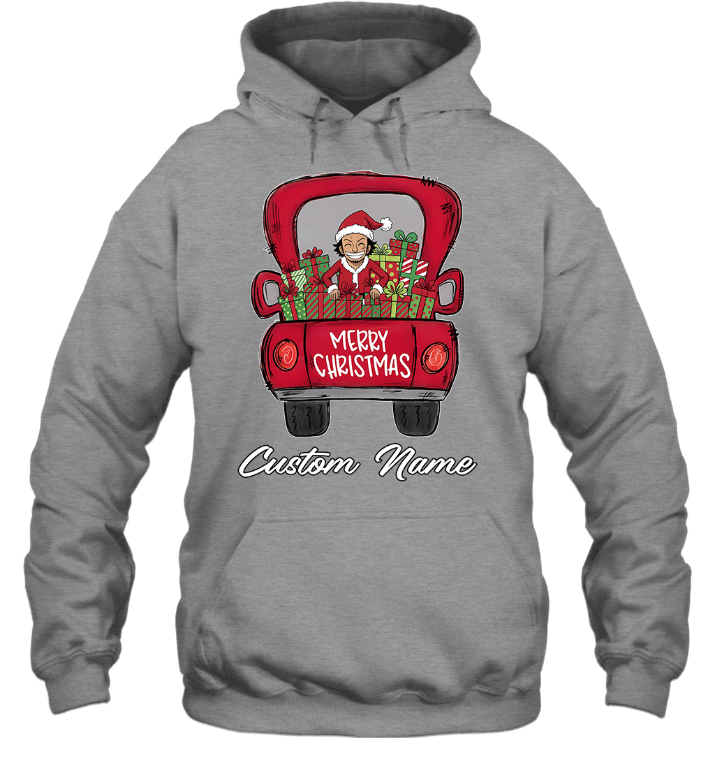 One Piece Usopp Merry Christmas Personalized Graphic T-shirt