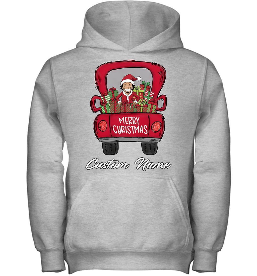 One Piece Usopp Merry Christmas Personalized Graphic T-shirt