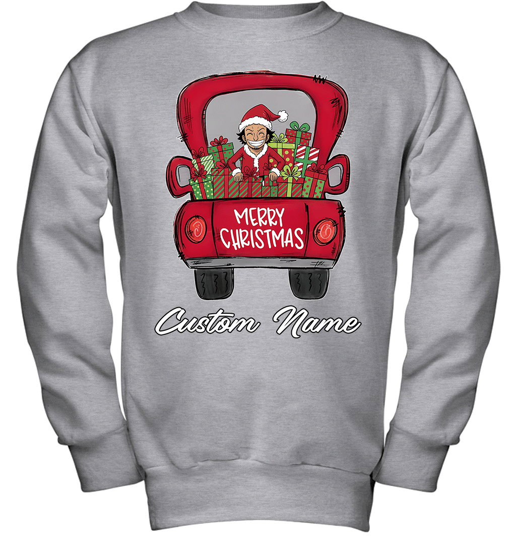 One Piece Usopp Merry Christmas Personalized Graphic T-shirt