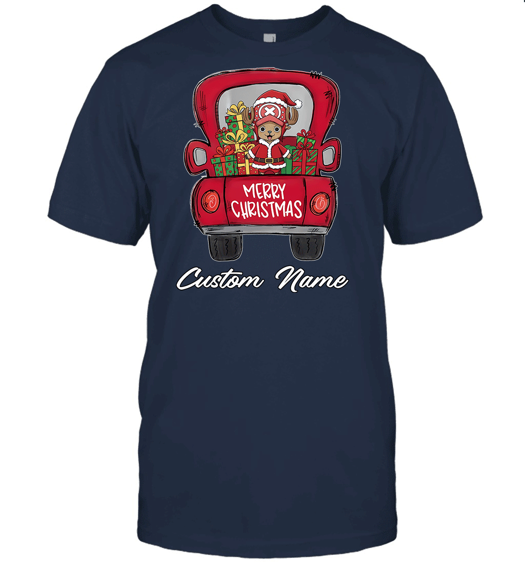 One Piece Chopper Merry Christmas Personalized Graphic T-shirt