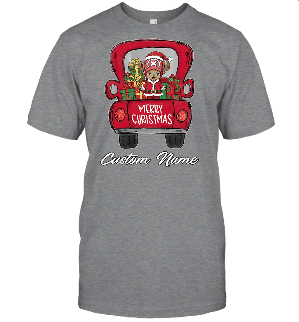 One Piece Chopper Merry Christmas Personalized Graphic T-shirt