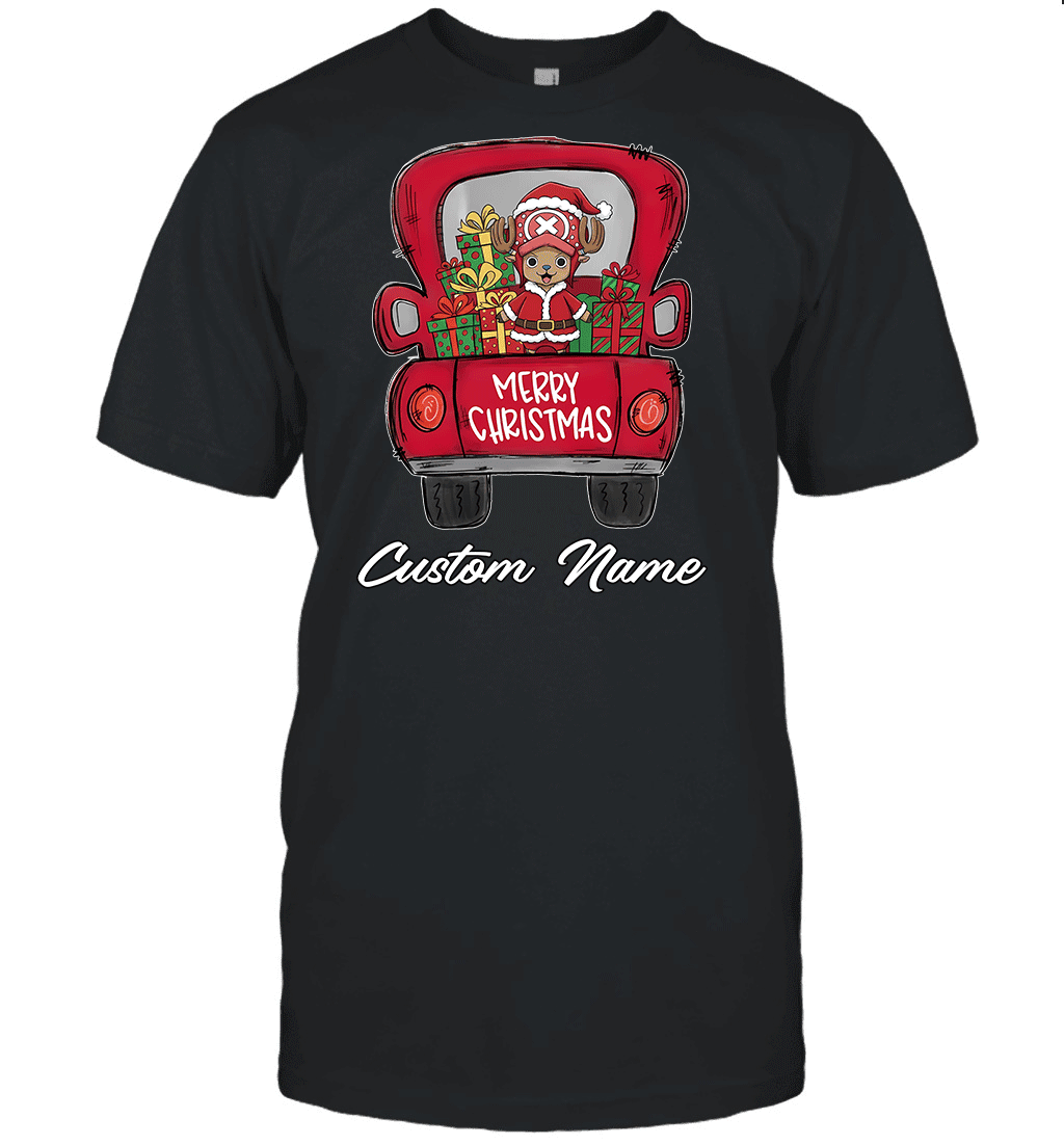 One Piece Chopper Merry Christmas Personalized Graphic T-shirt