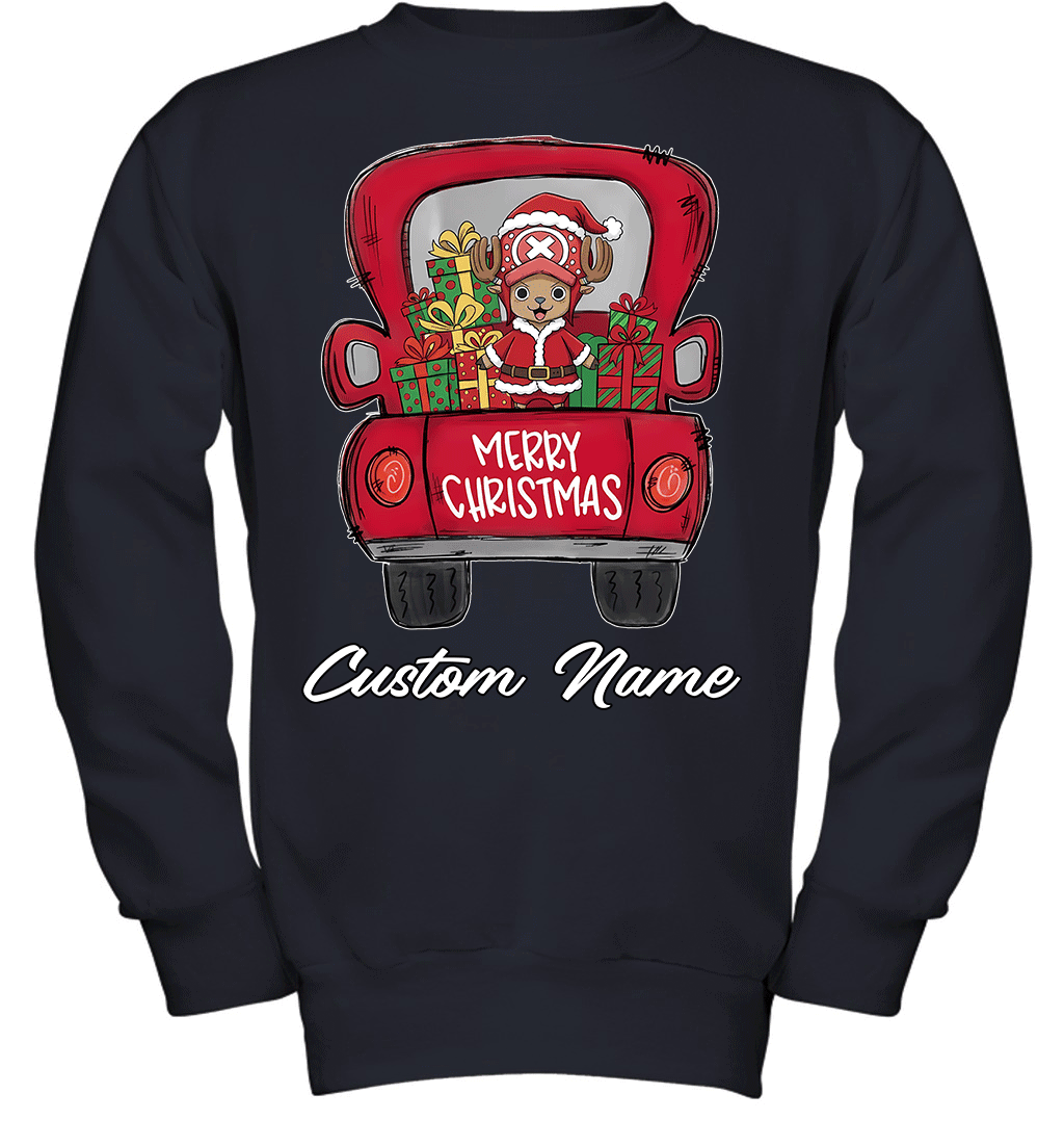 One Piece Chopper Merry Christmas Personalized Graphic T-shirt