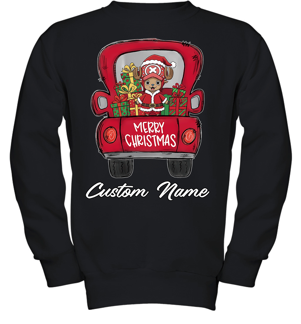 One Piece Chopper Merry Christmas Personalized Graphic T-shirt