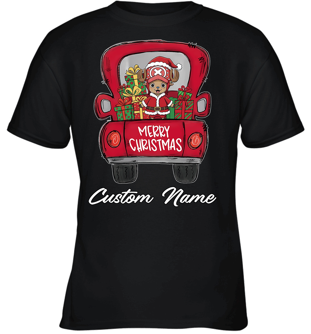 One Piece Chopper Merry Christmas Personalized Graphic T-shirt