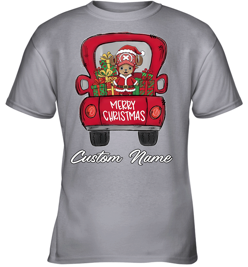 One Piece Chopper Merry Christmas Personalized Graphic T-shirt