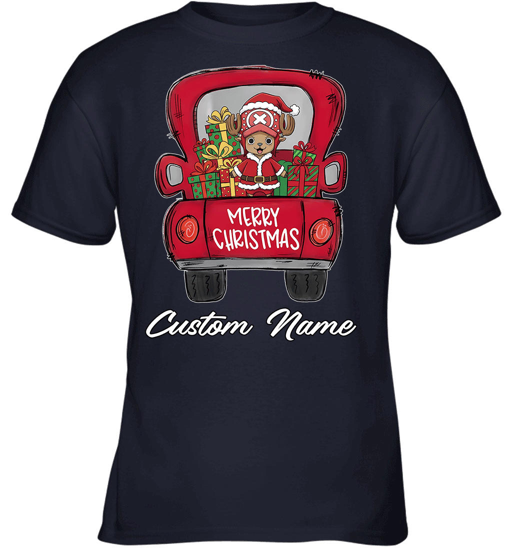 One Piece Chopper Merry Christmas Personalized Graphic T-shirt