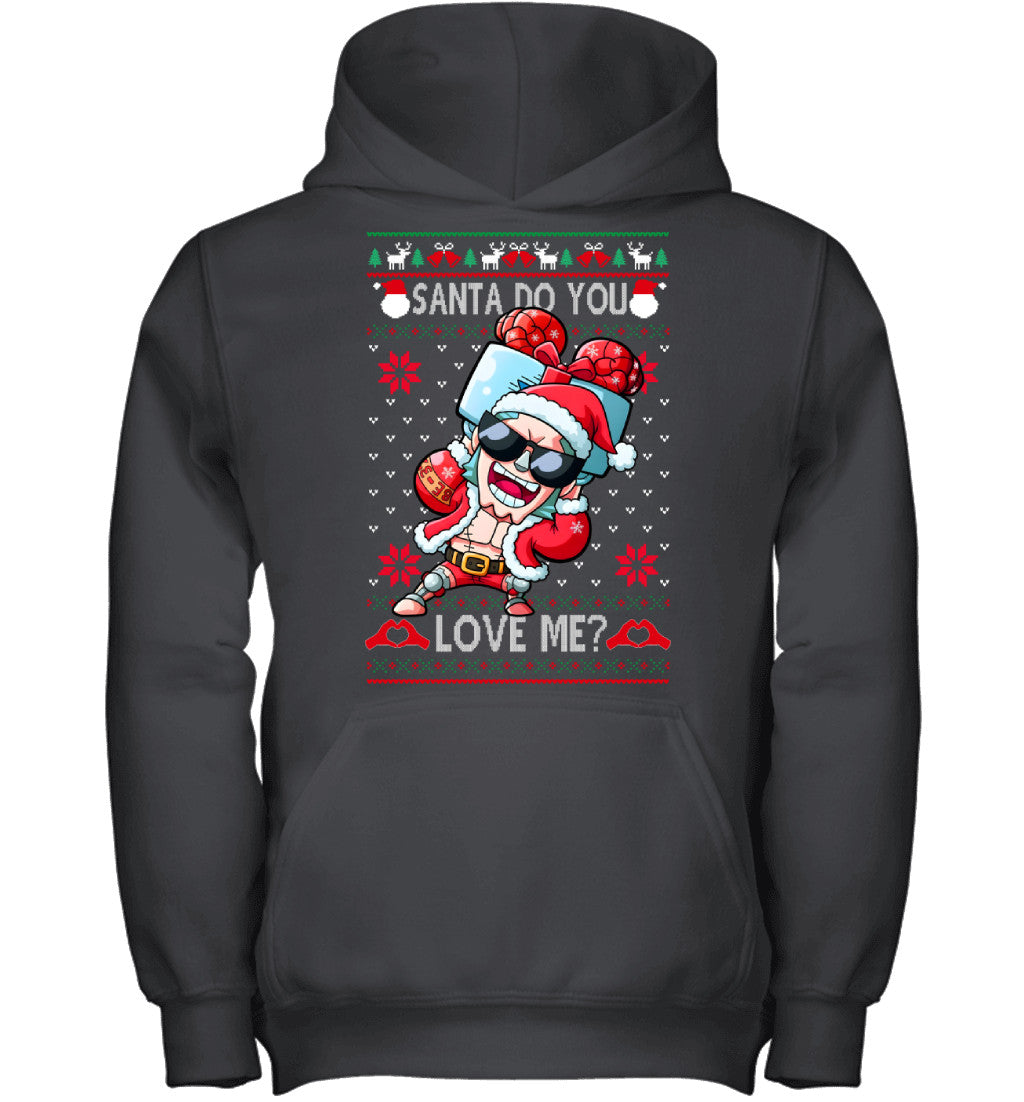 "Cyborg" Franky One Piece Santa Do You Love Me Ugly Christmas T-Shirt