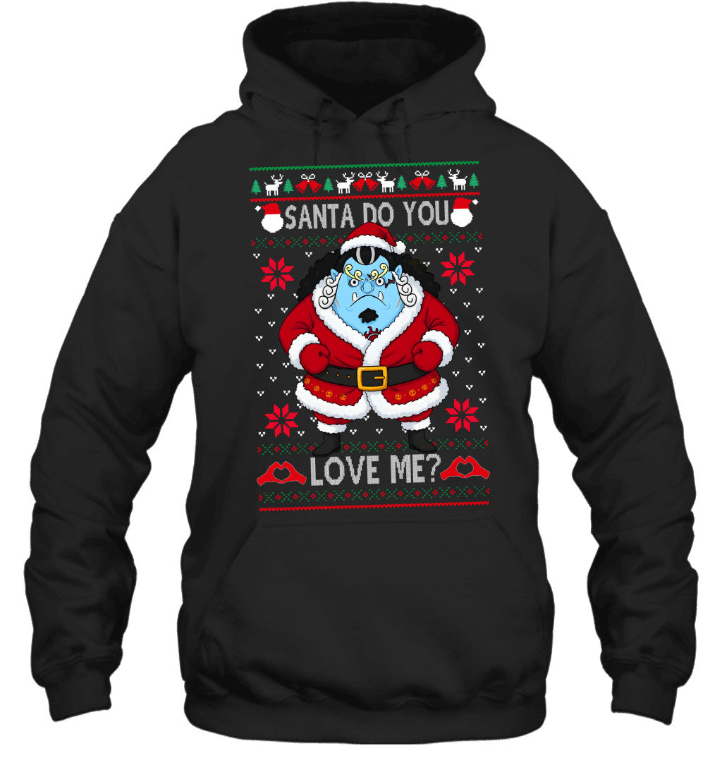 "Knight of the Sea" Jinbe One Piece Santa Do You Love Me Ugly Christmas T-Shirt