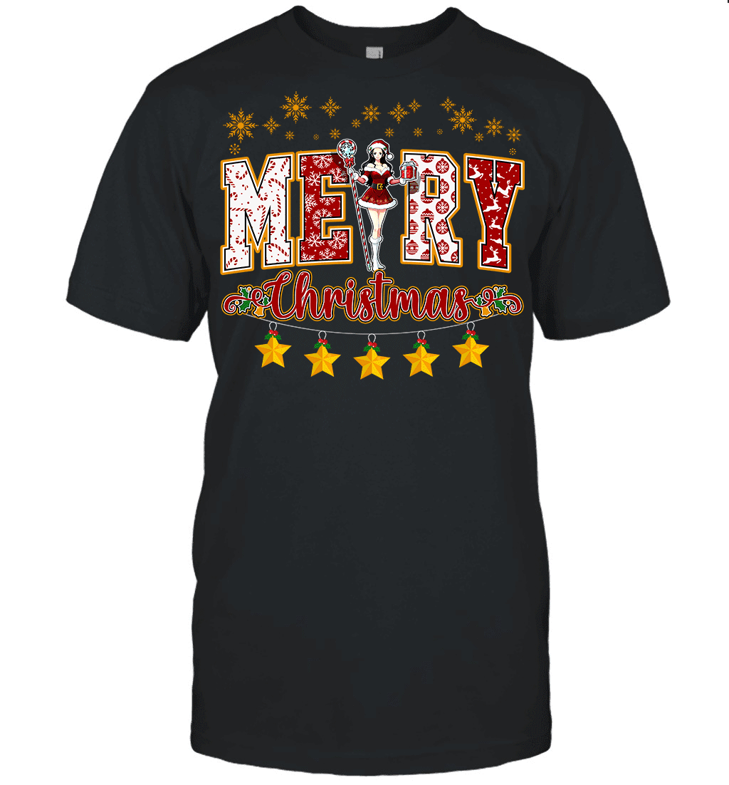 One Piece Nico Robin Spreads Christmas Cheer Graphic T-shirt