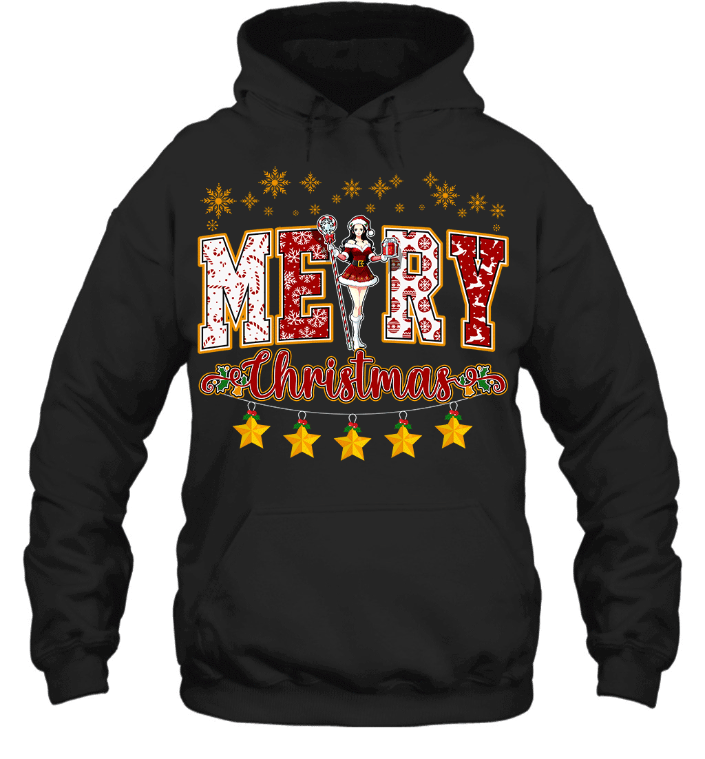 One Piece Nico Robin Spreads Christmas Cheer Graphic T-shirt