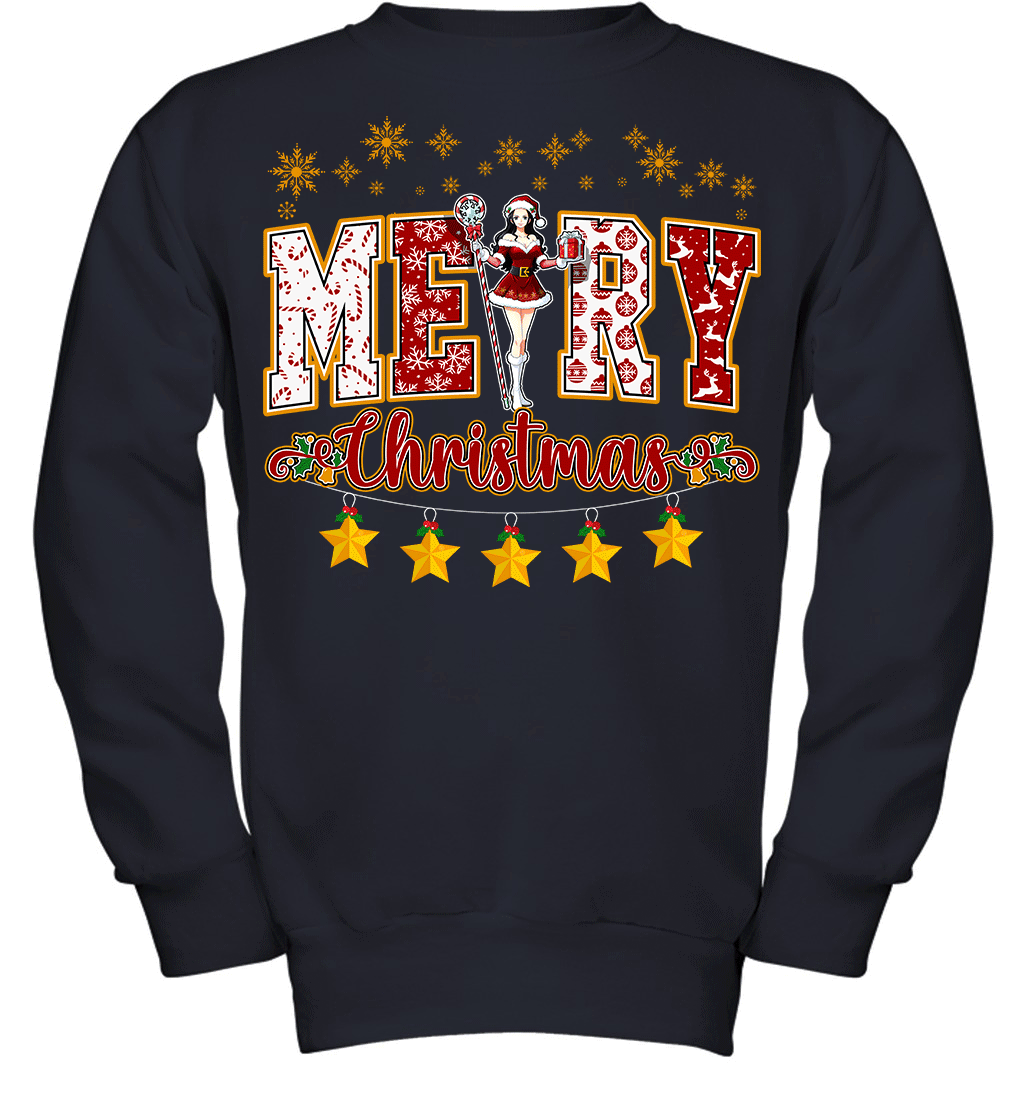 One Piece Nico Robin Spreads Christmas Cheer Graphic T-shirt