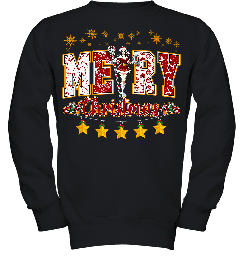 One Piece Nico Robin Spreads Christmas Cheer Graphic T-shirt