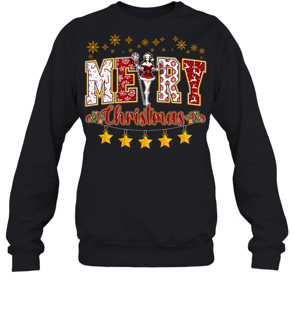 One Piece Nico Robin Spreads Christmas Cheer Graphic T-shirt