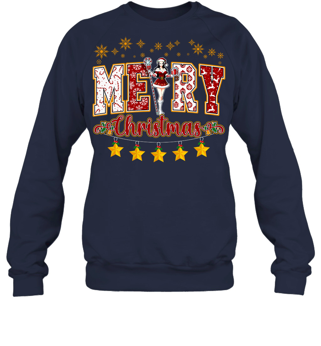One Piece Nico Robin Spreads Christmas Cheer Graphic T-shirt