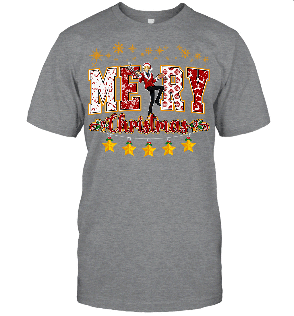 One Piece Sanji Spreads Christmas Cheer Graphic T-shirt