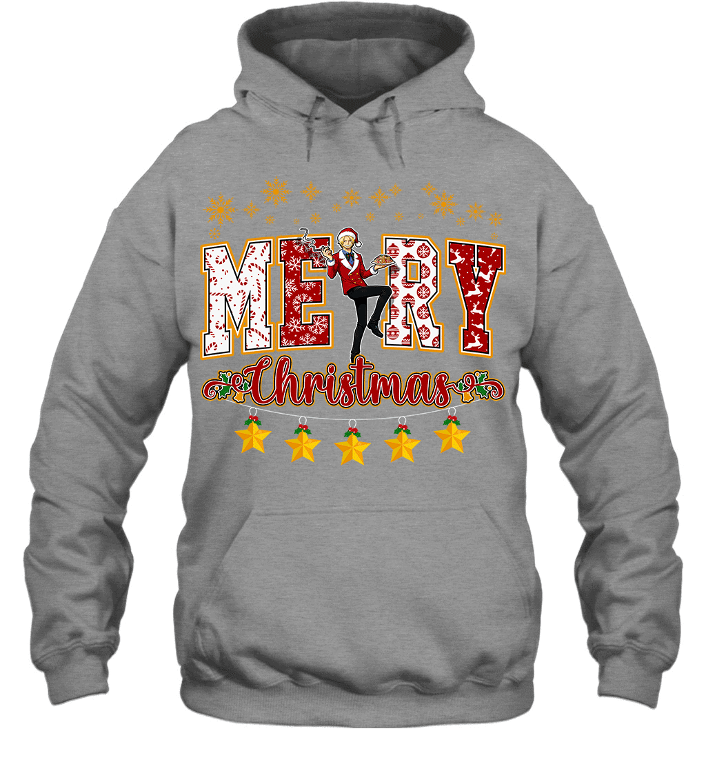 One Piece Sanji Spreads Christmas Cheer Graphic T-shirt