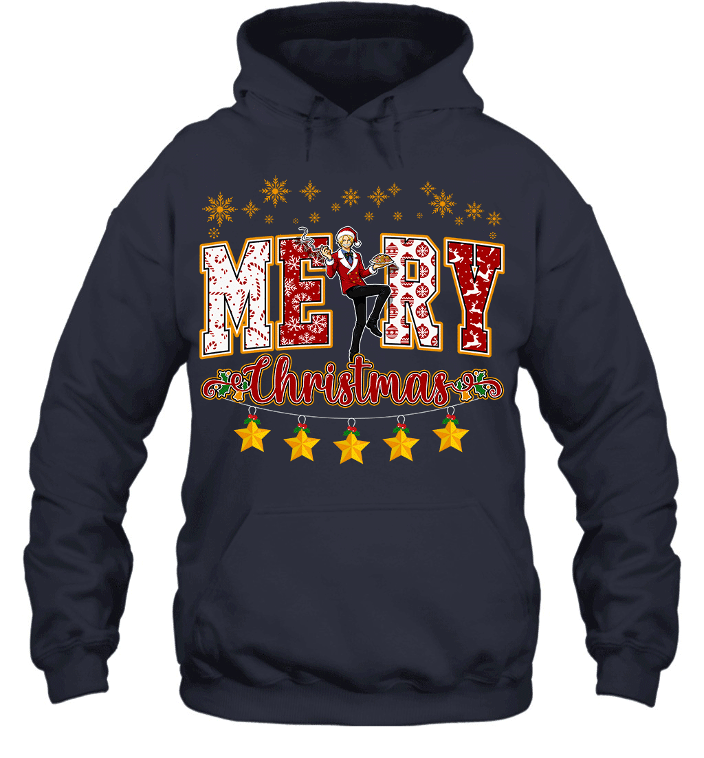 One Piece Sanji Spreads Christmas Cheer Graphic T-shirt