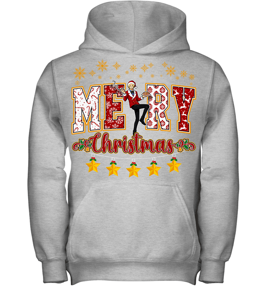 One Piece Sanji Spreads Christmas Cheer Graphic T-shirt