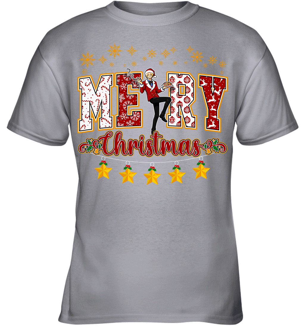 One Piece Sanji Spreads Christmas Cheer Graphic T-shirt
