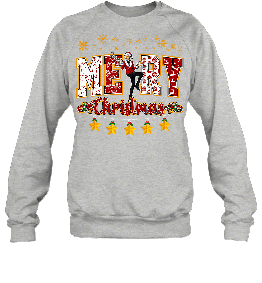 One Piece Sanji Spreads Christmas Cheer Graphic T-shirt