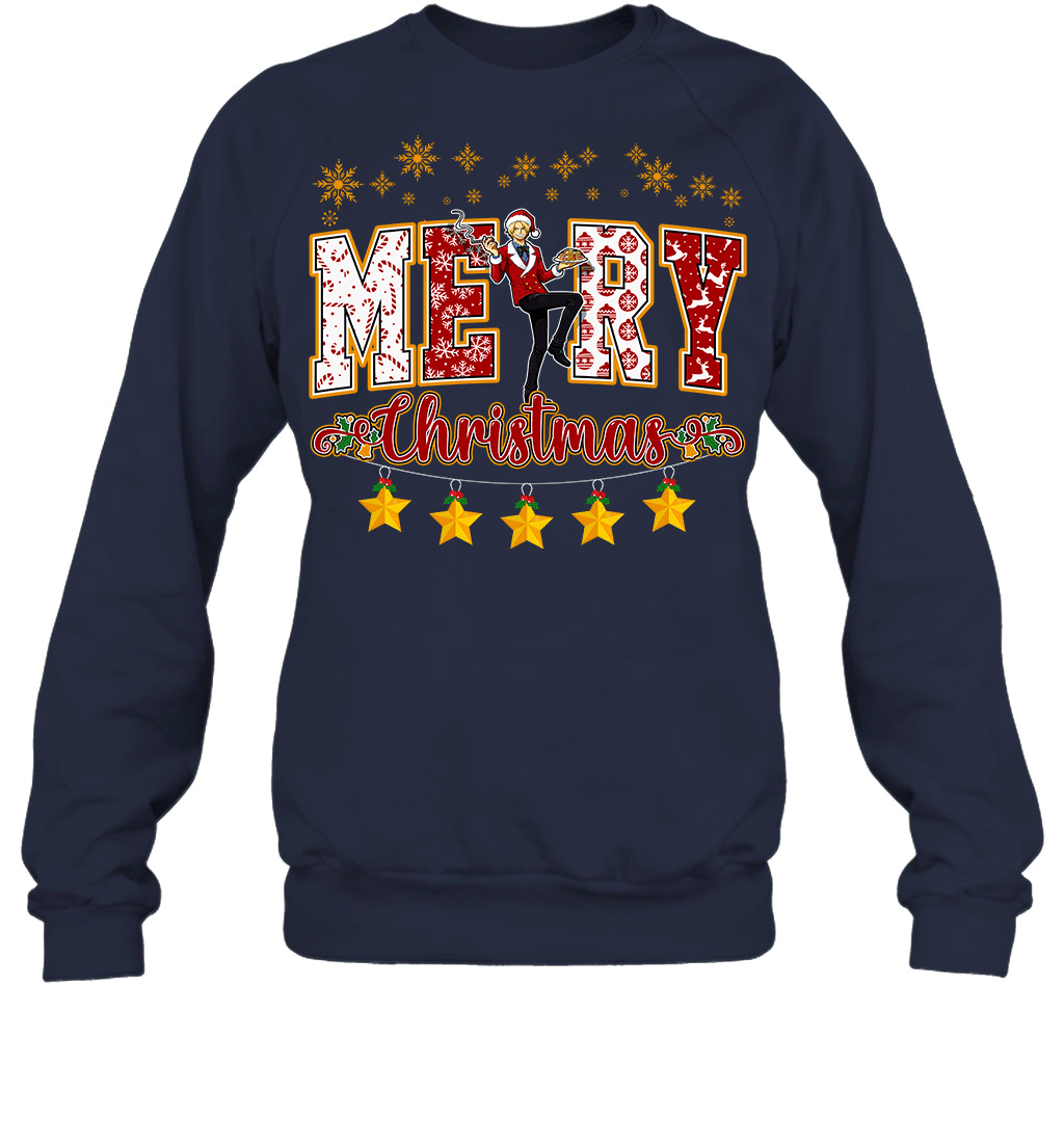 One Piece Sanji Spreads Christmas Cheer Graphic T-shirt