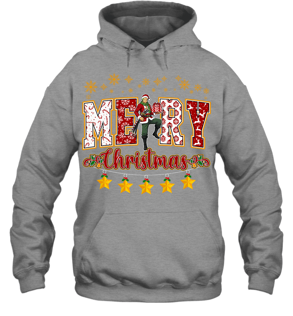 One Piece Roronoa Zoro Spreads Christmas Cheer Graphic T-shirt