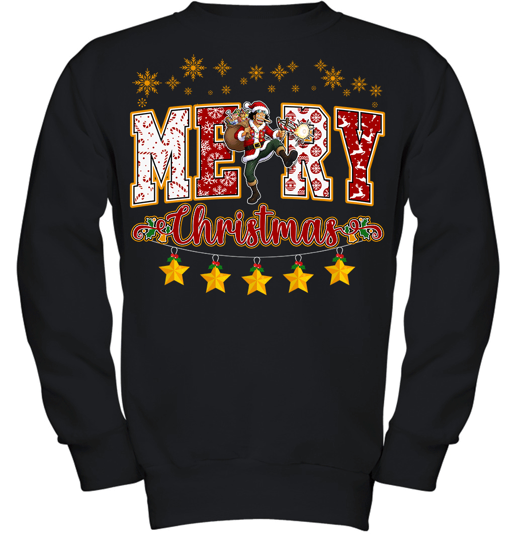 One Piece Usopp Spreads Christmas Cheer Graphic T-shirt