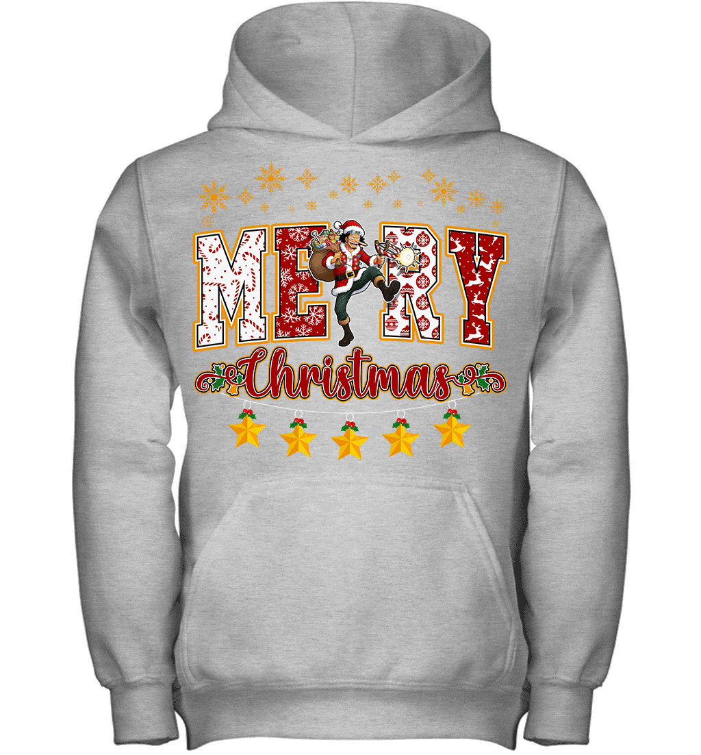One Piece Usopp Spreads Christmas Cheer Graphic T-shirt