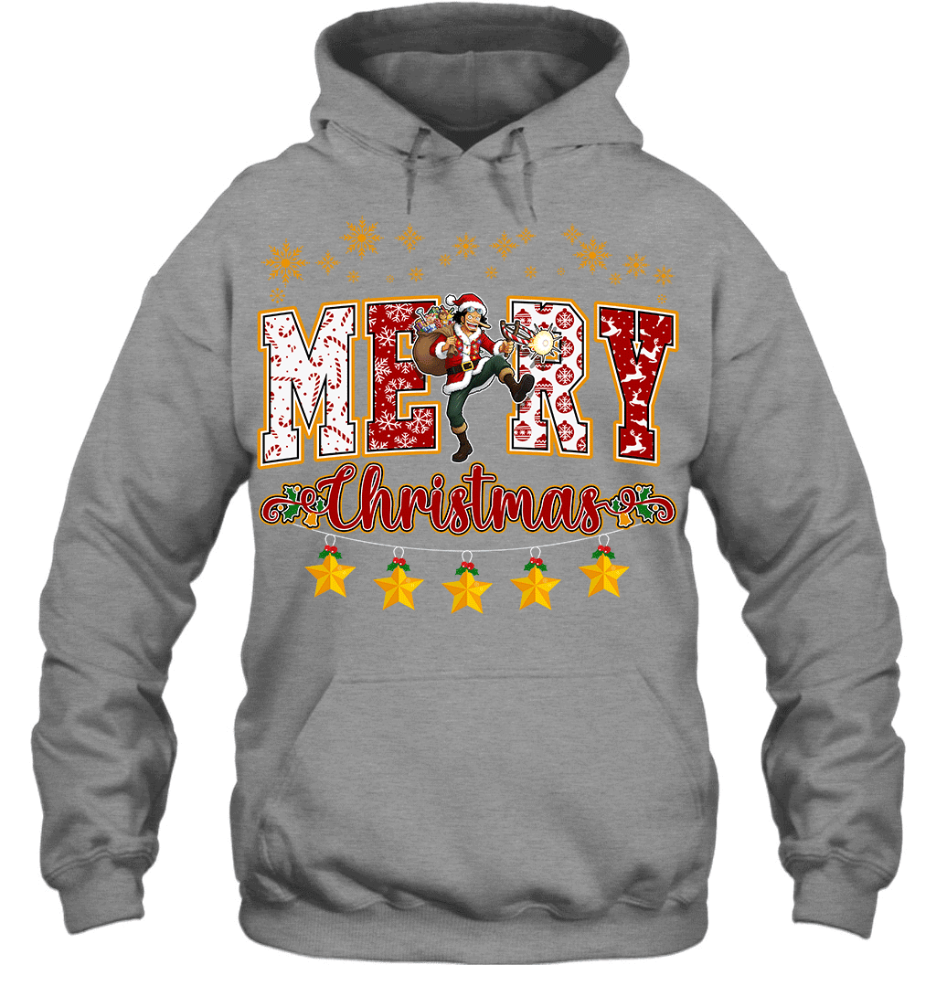 One Piece Usopp Spreads Christmas Cheer Graphic T-shirt