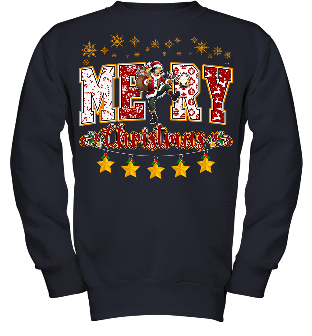 One Piece Usopp Spreads Christmas Cheer Graphic T-shirt