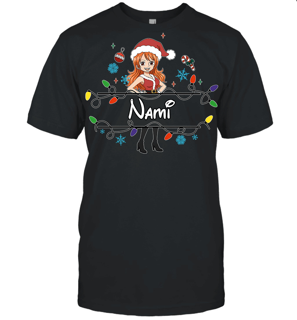 Nami Christmas Magic Light Up Your Holiday With Style Graphic T-shirt