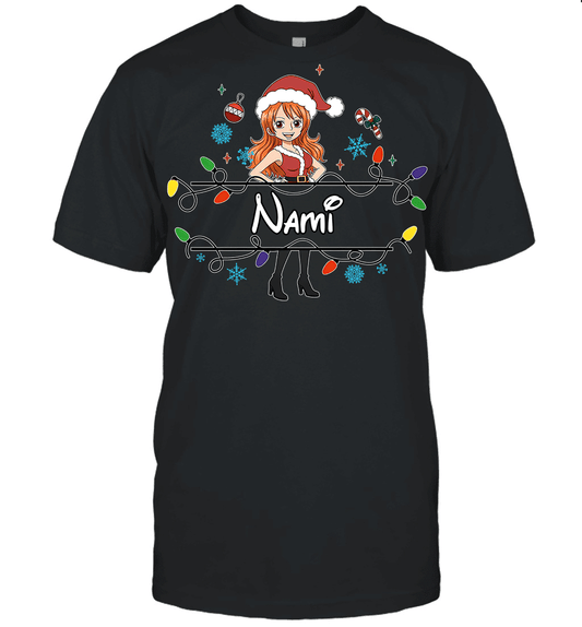 Nami Christmas Magic Light Up Your Holiday With Style Graphic T-shirt