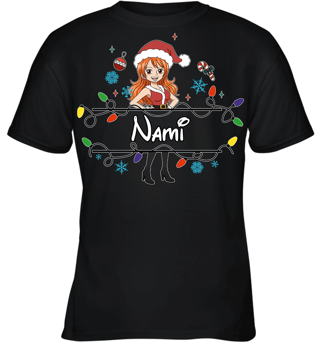 Nami Christmas Magic Light Up Your Holiday With Style Graphic T-shirt