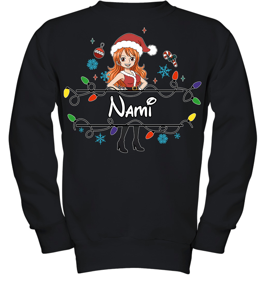 Nami Christmas Magic Light Up Your Holiday With Style Graphic T-shirt