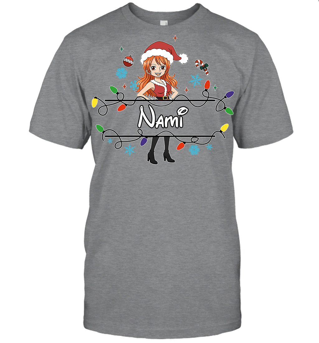 Nami Christmas Magic Light Up Your Holiday With Style Graphic T-shirt