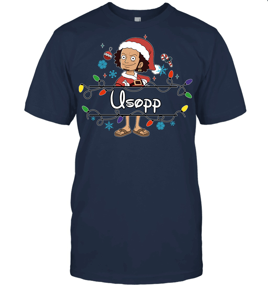 Usopp Christmas Magic Light Up Your Holiday With Style Graphic T-shirt