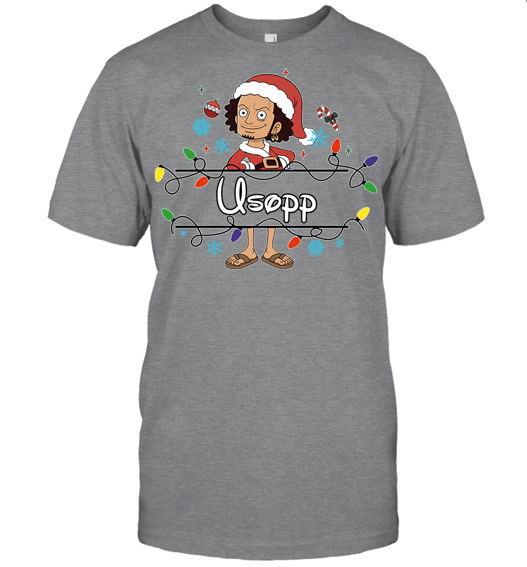 Usopp Christmas Magic Light Up Your Holiday With Style Graphic T-shirt