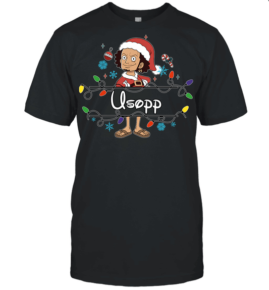 Usopp Christmas Magic Light Up Your Holiday With Style Graphic T-shirt