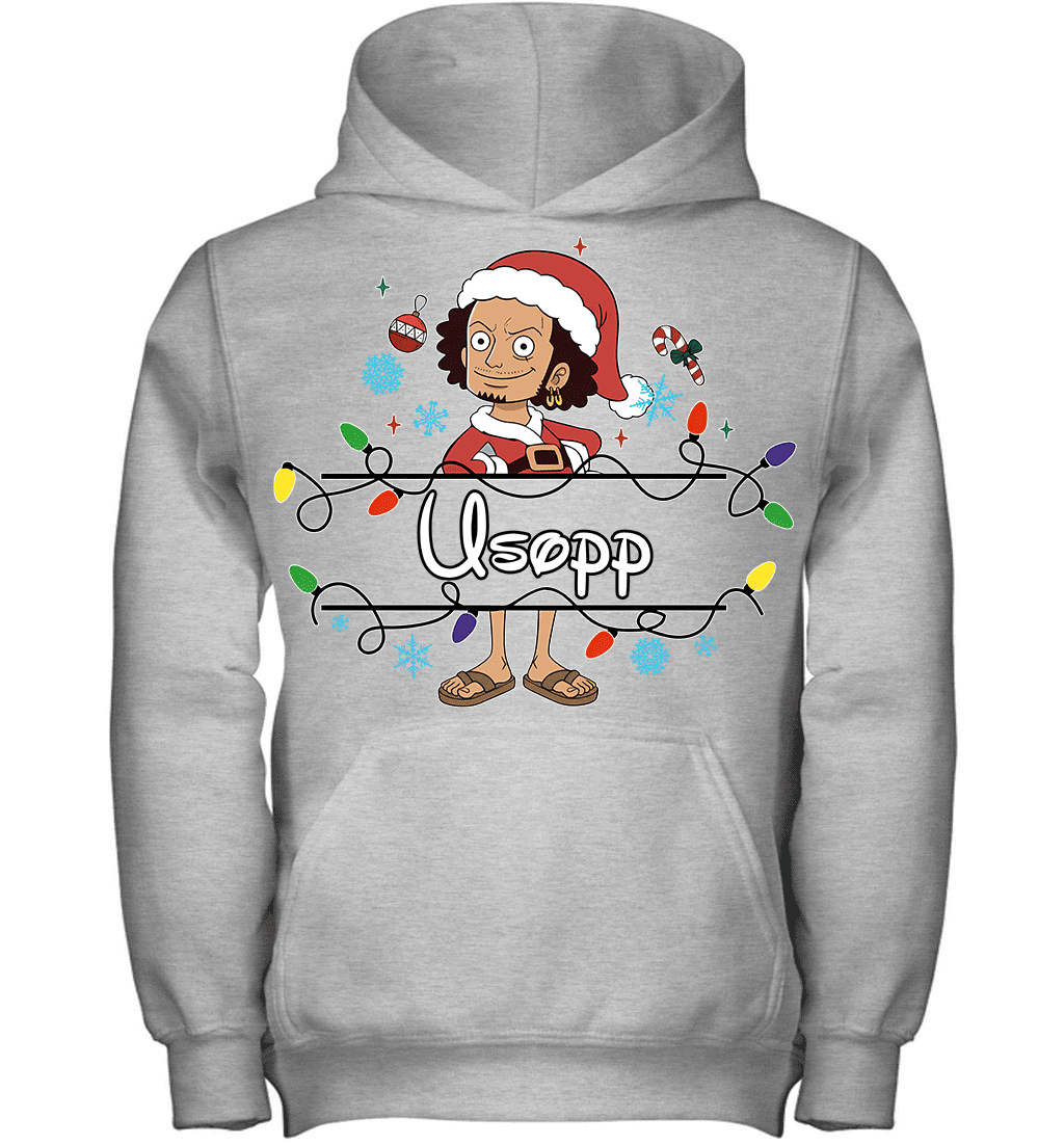 Usopp Christmas Magic Light Up Your Holiday With Style Graphic T-shirt