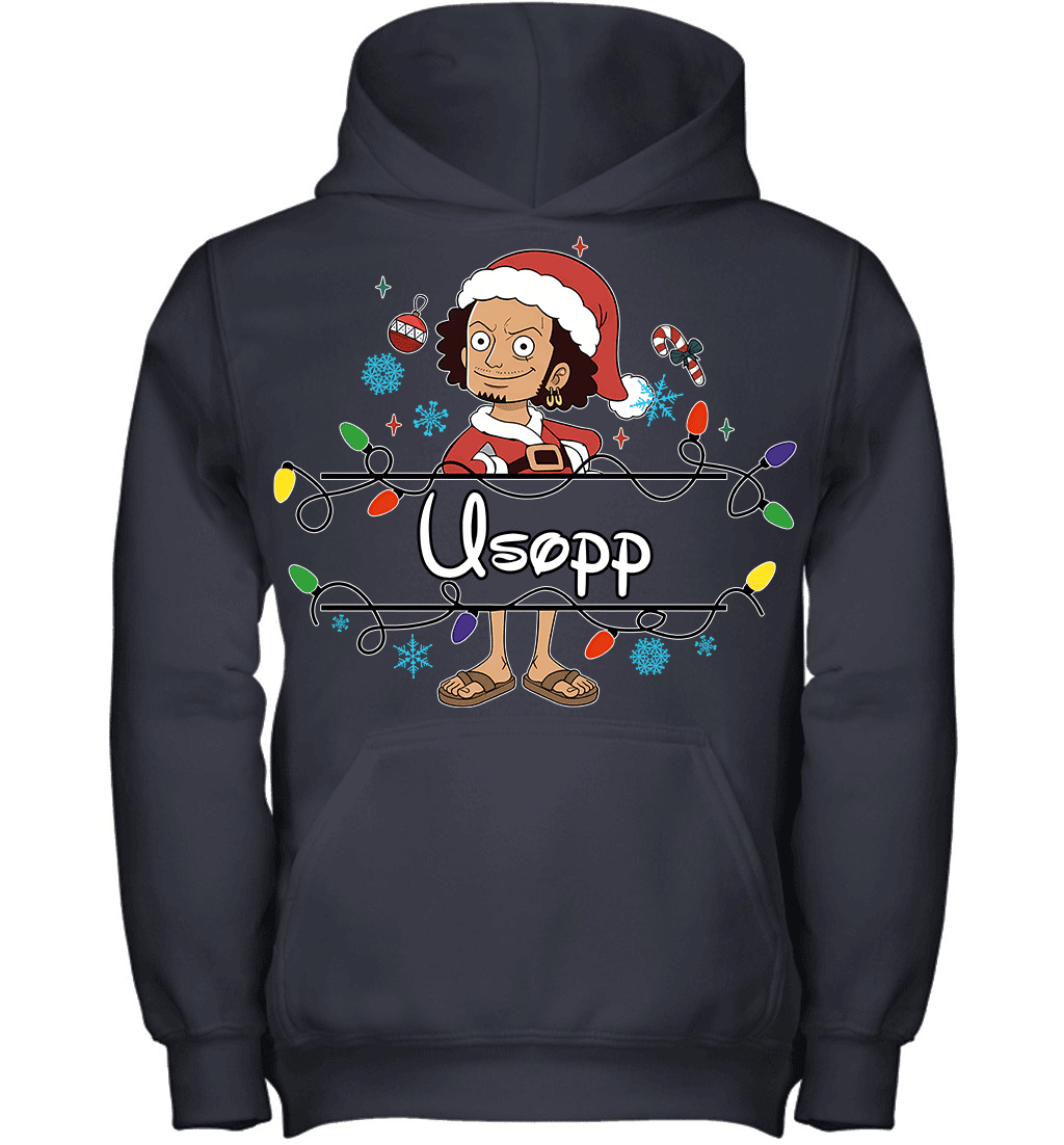 Usopp Christmas Magic Light Up Your Holiday With Style Graphic T-shirt
