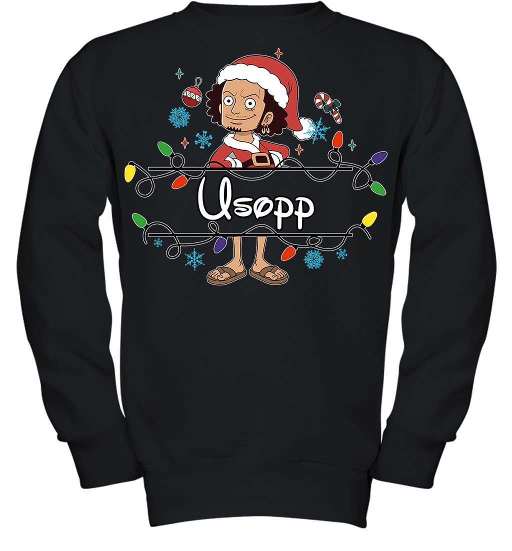 Usopp Christmas Magic Light Up Your Holiday With Style Graphic T-shirt