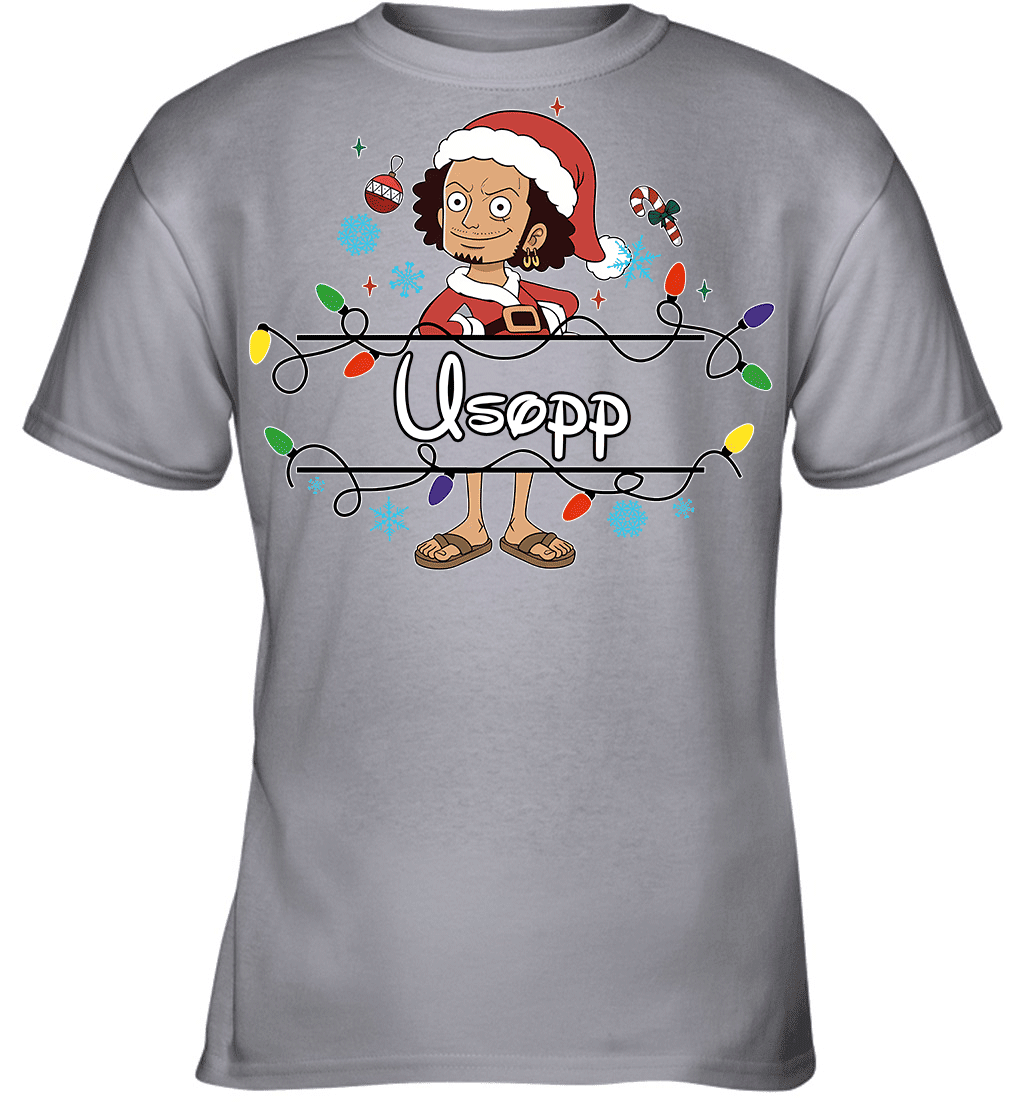 Usopp Christmas Magic Light Up Your Holiday With Style Graphic T-shirt