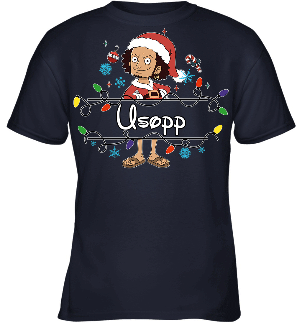 Usopp Christmas Magic Light Up Your Holiday With Style Graphic T-shirt