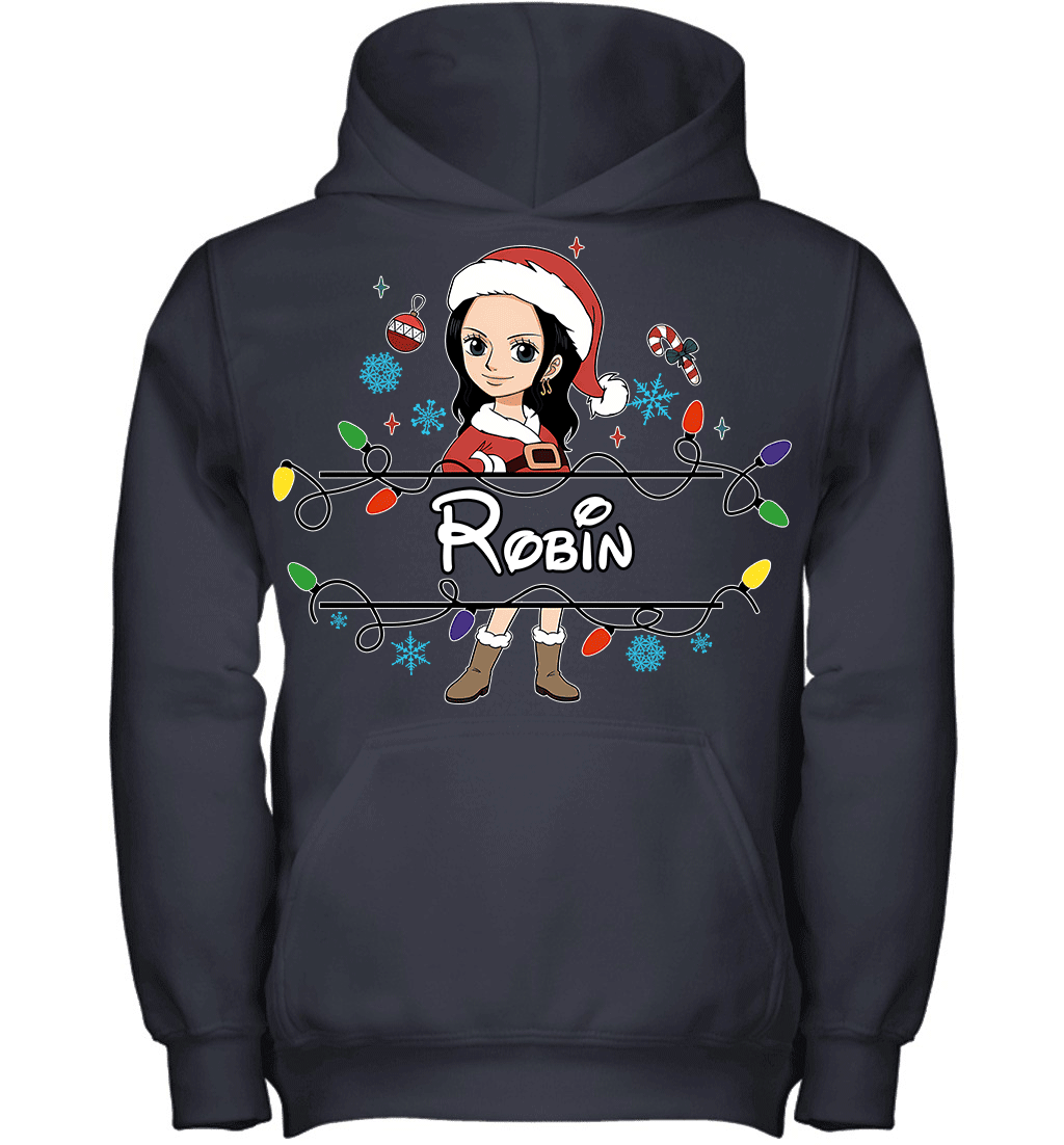 Nico Robin Christmas Magic Light Up Your Holiday With Style Graphic T-shirt