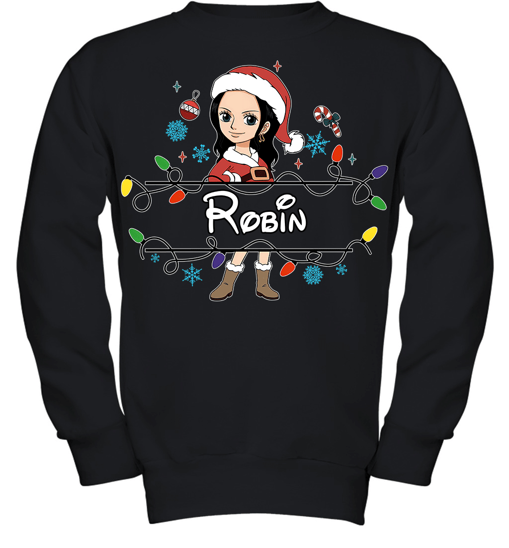 Nico Robin Christmas Magic Light Up Your Holiday With Style Graphic T-shirt