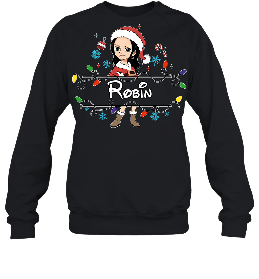 Nico Robin Christmas Magic Light Up Your Holiday With Style Graphic T-shirt