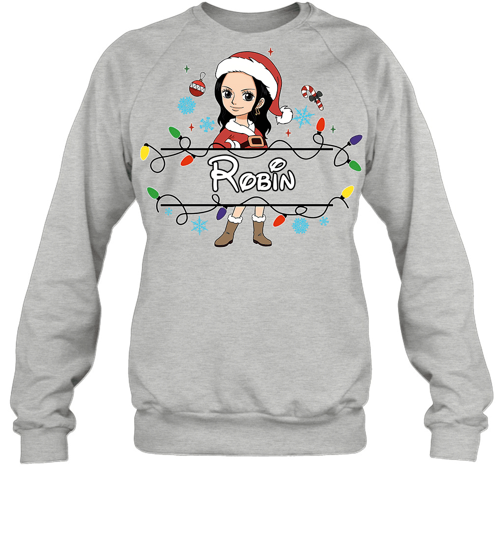 Nico Robin Christmas Magic Light Up Your Holiday With Style Graphic T-shirt