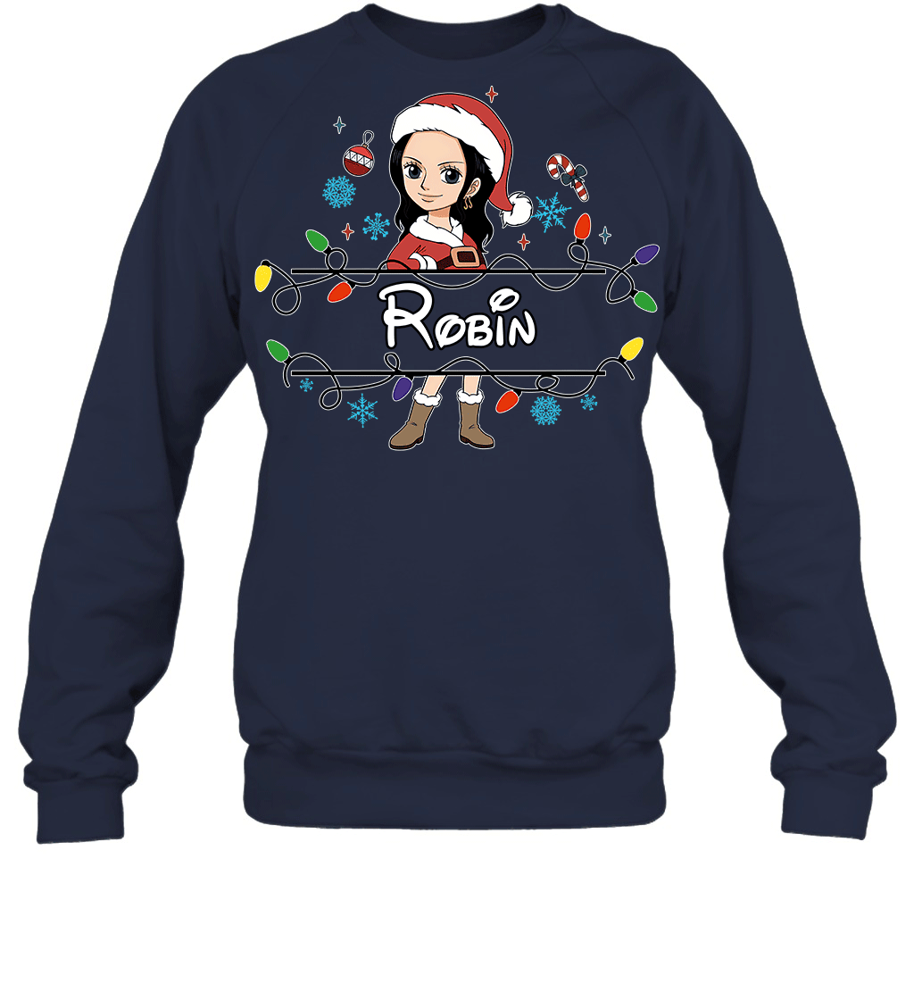 Nico Robin Christmas Magic Light Up Your Holiday With Style Graphic T-shirt